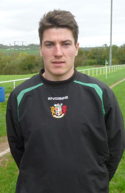 Jonathan Thomas - two tries for Whitland centre